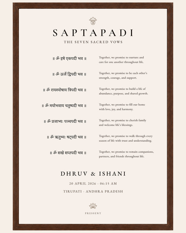 THE SAPTAPADI