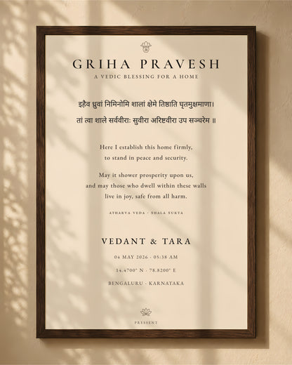 THE GRIHA PRAVESH
